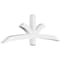 Ekena Millwork Davenport Architectural Grade PVC Gable Bracket, 72"W x 24"H x 4"D x 4"F, 8/12 Pitch GBP072X24X0404DAV00 - alternate 1